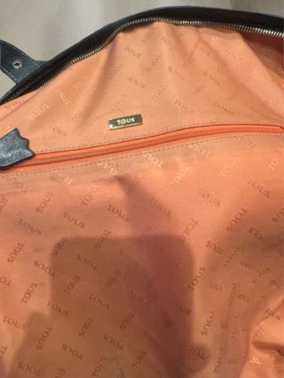 Bolso Tous Piel Marrón y Negro