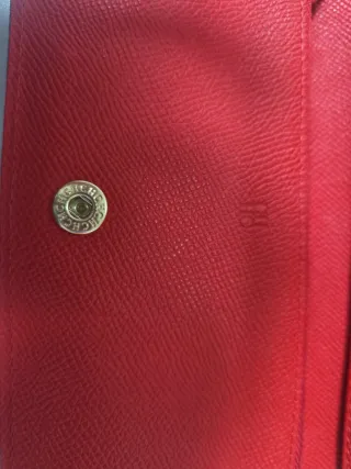 Cartera/monedero CH Marrón y Roja original