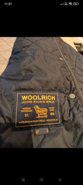 Giacca Woolrich donna blu