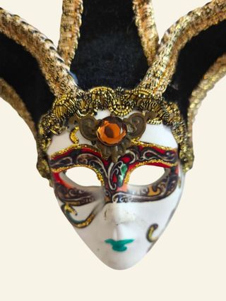 Lote 3 Máscaras Venecianas Arlequín