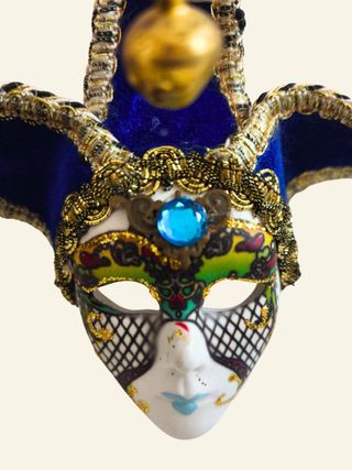 Lote 3 Máscaras Venecianas Arlequín