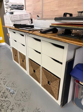 Estantería KALLAX 8 cajones + 4 cestas