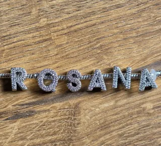 Pulsera estilo Pandora con letras DAVID