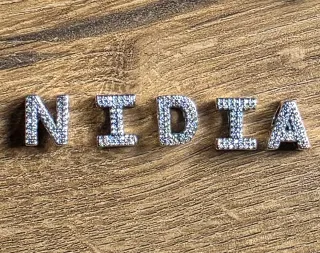 Pulsera estilo Pandora con letras DAVID