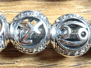 Pulsera estilo Pandora con letras DAVID