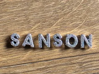 Pulsera estilo Pandora con letras DAVID