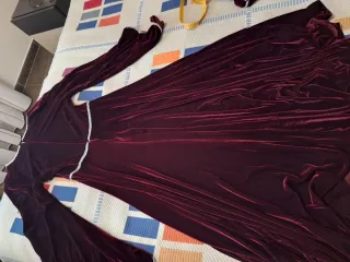 Vestido medieval terciopelo mujer