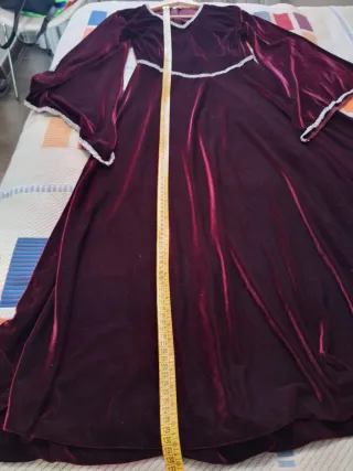 Vestido medieval terciopelo mujer