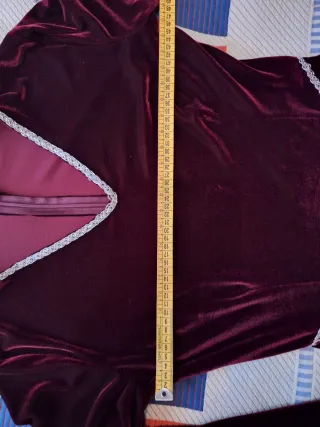 Vestido medieval terciopelo mujer