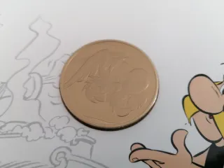 Medalla Bélgica Astérix