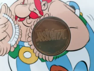 Medalla Bélgica Astérix