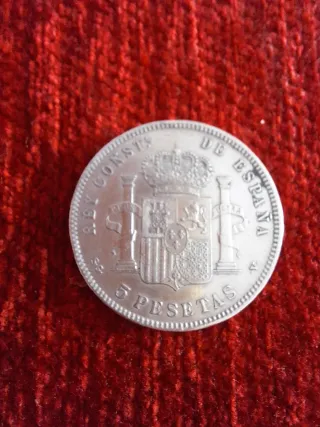5 Pesetas Alfonso XIII 1898 SGV