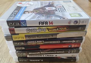 Lote 7 Giochi PS3: FIFA 14, Gran Turismo 5, Minecraft