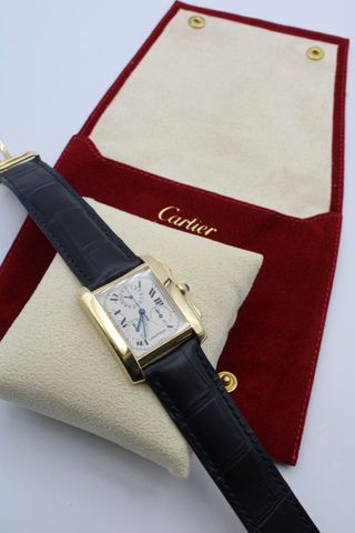 Cartier Tank Française Chronoflex Ref: 1830