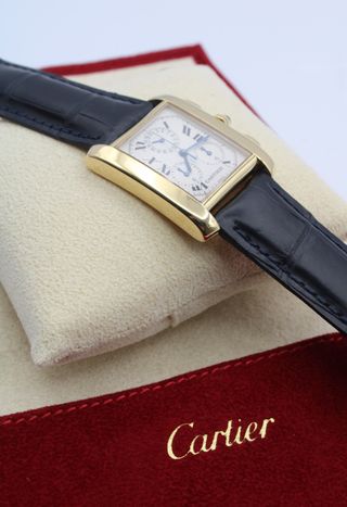 Cartier Tank Française Chronoflex Ref: 1830