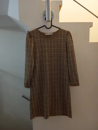 Vestido estampado cuadros
