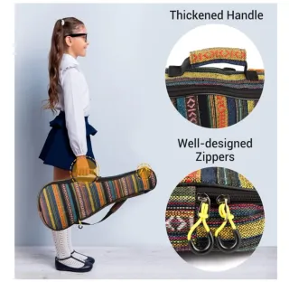 Funda Ukelele Soprano 21 Diseño Étnico