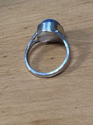 Anillo hecho a mano lapislázuli