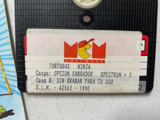 Tortugas Ninja Spectrum Disco +3 MCM