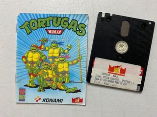 Tortugas Ninja Spectrum Disco +3 MCM