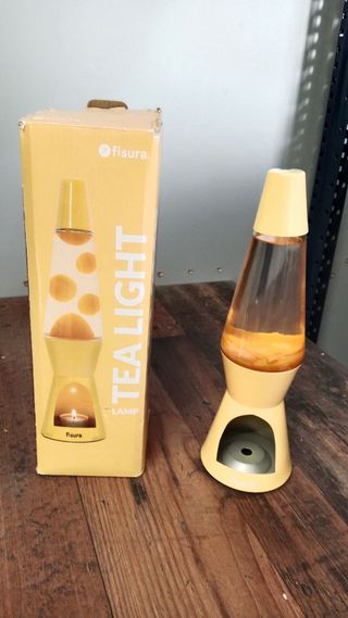 Lámpara de lava Fisura con vela