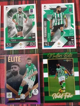 Lote Nabil Fekir Betis - Cromos Cards