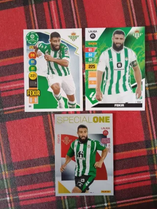 Lote Nabil Fekir Betis - Cromos Cards