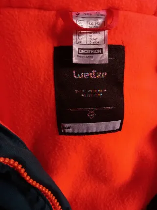 Mono de nieve Wedze 10 años