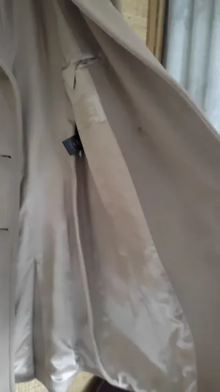 Abrigo lana y cachemir - mujer - H&M - T.36 -Camel