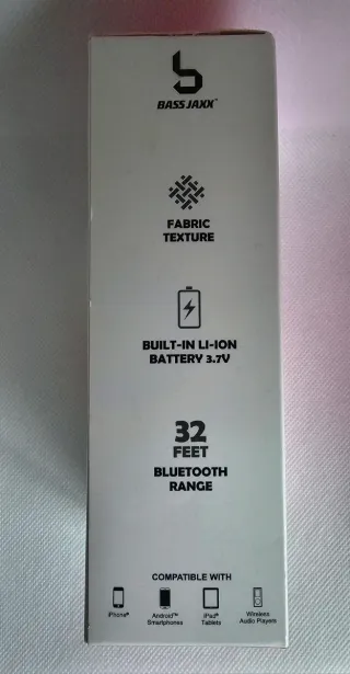 Altavoz Bluetooth Bass Jaxx Clip Rosa