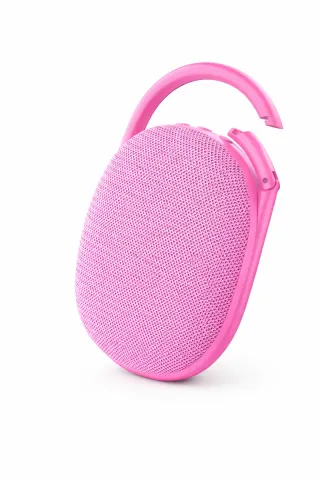 Altavoz Bluetooth Bass Jaxx Clip Rosa