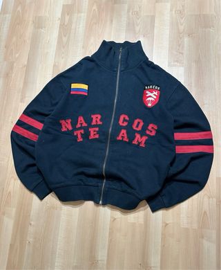 Felpa Y2k Colombia Narcos Team