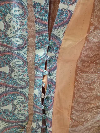 Camicia smanicata Y-LONDON fantasia paisley