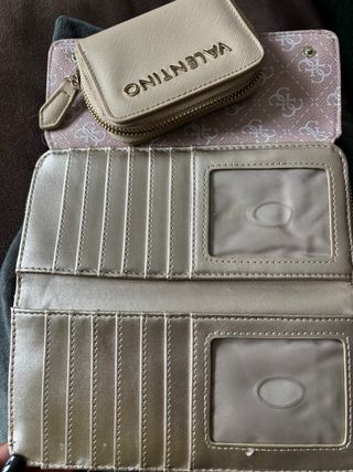 SET: GUESS Jensen Wallet + VALENTINO Small Wallet