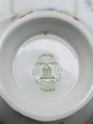 Juego de té porcelana Limoges