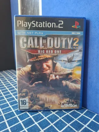 PS2 CALL OF DUTY 2 BIG RED ONE ORIGINAL COMPLETO