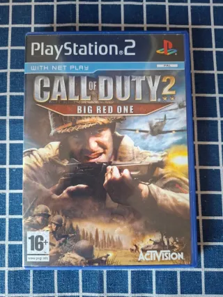 PS2 CALL OF DUTY 2 BIG RED ONE ORIGINAL COMPLETO