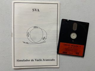 Chuck Yeager ATF Amstrad Disco 6128 Videojuego