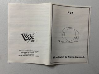 Chuck Yeager ATF Amstrad Disco 6128 Videojuego