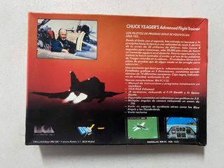Chuck Yeager ATF Amstrad Disco 6128 Videojuego