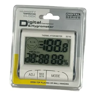 Reloj Termómetro Higrómetro Digital DC102
