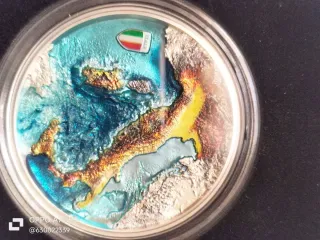 Moneda Plata Repubblica Italiana 2 oz