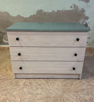 Set de muebles comedor madera y cristal