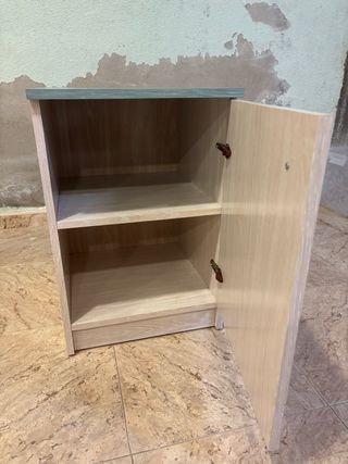 Set de muebles comedor madera y cristal