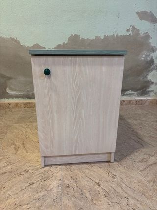 Set de muebles comedor madera y cristal