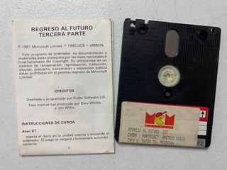 Regreso al Futuro III Amstrad CPC 6128 Disco