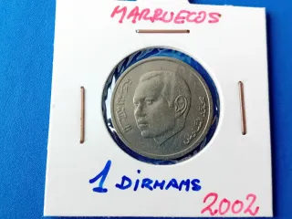 Moneda Marruecos 1 Dirham 2002
