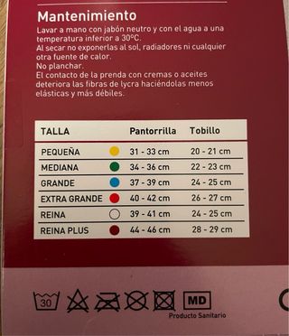 Media larga terapéutica Farmalastic Blonda