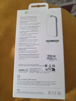 Funda TechWoven iPhone 17 Pro Sienna