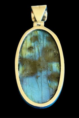 Colgante Labradorita Natural XL Plata 925 – 22,81g